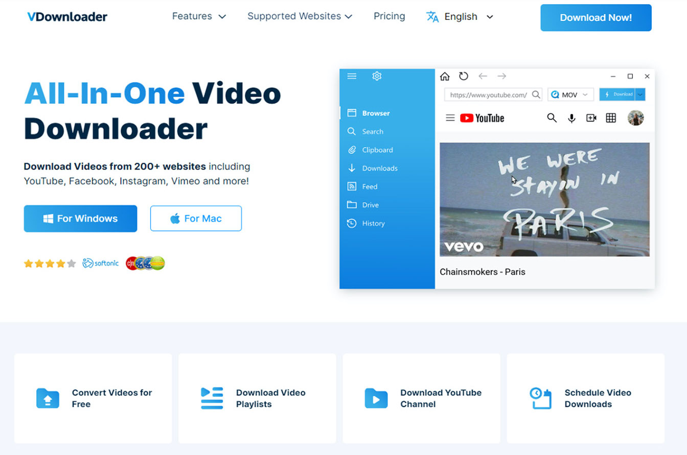 VDownloader screenshot